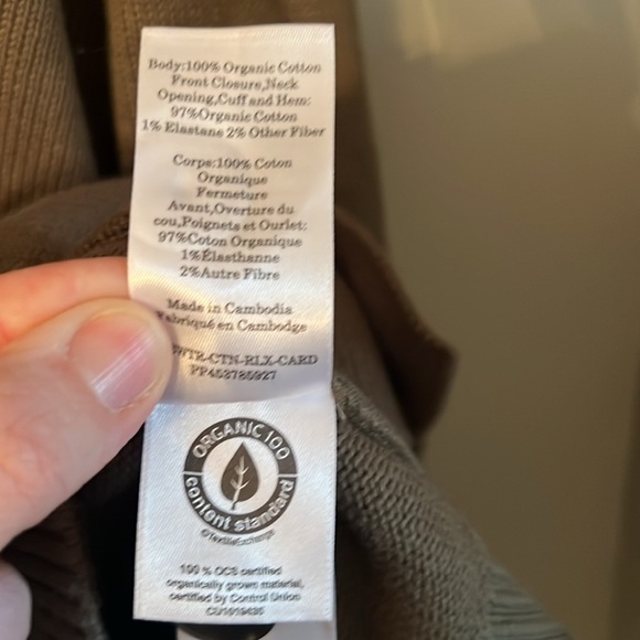 Everlane The Classic Cardigan in Everyday Cotton in Kalamata Size S - Picture 11 of 11